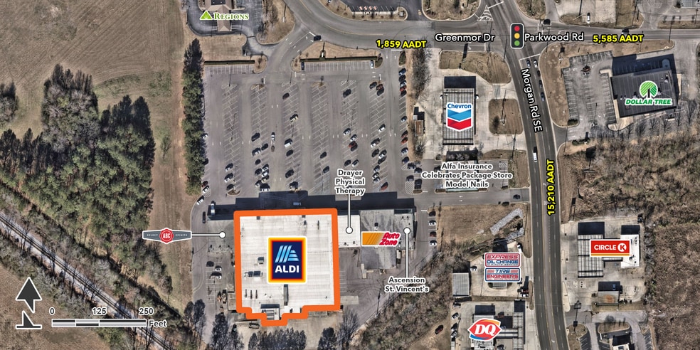 2910 Morgan Rd, Bessemer, AL for lease - Aerial - Image 3 of 4