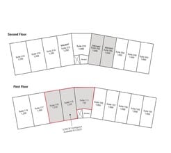 13035 Olive Blvd, Creve Coeur, MO for lease Floor Plan- Image 1 of 2