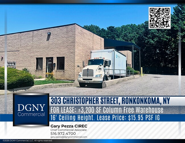 Plus de détails pour 303 Christopher St, Ronkonkoma, NY - Industriel à louer