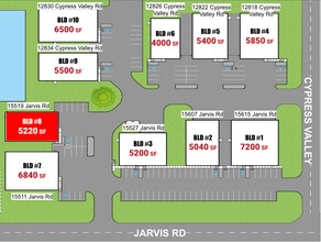 15615 Jarvis Rd, Cypress, TX à louer Plan de site- Image 2 de 8