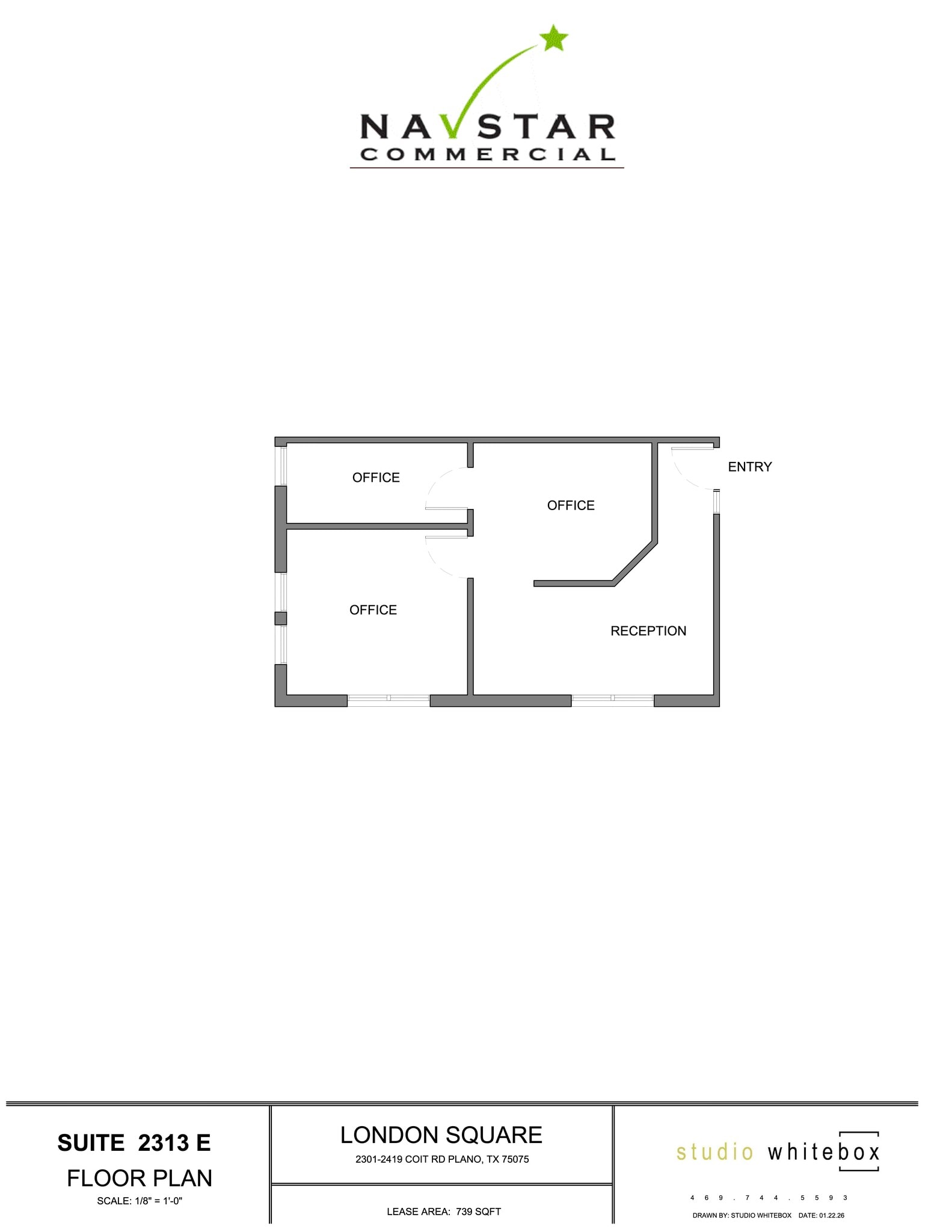 2305 Coit Rd, Plano, TX à louer Plan de site- Image 1 de 1