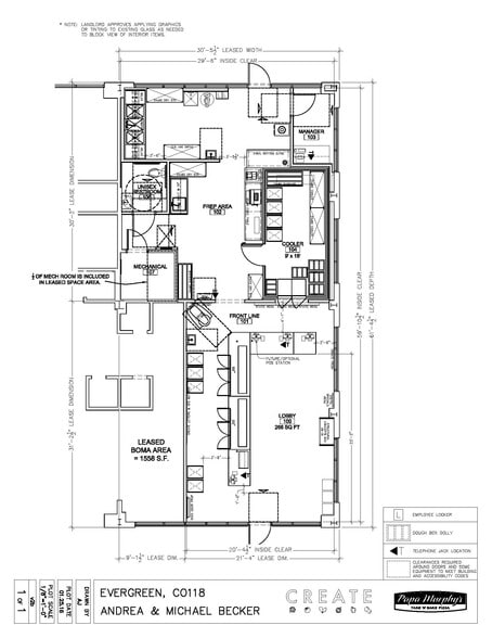 1240-1260 Bergen Pky, Evergreen, CO à louer - Plan d’étage - Image 3 de 18