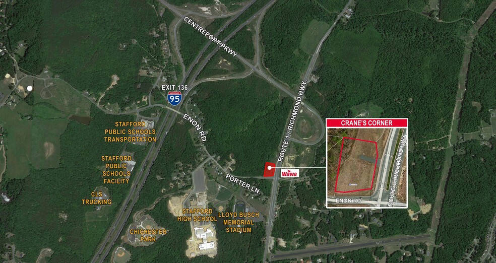 Enon Road & Richmond Highway, Fredericksburg, VA for sale - Building Photo - Image 1 of 2