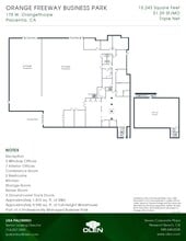 175 W Orangethorpe Ave, Placentia, CA à louer Plan d’étage- Image 1 de 1