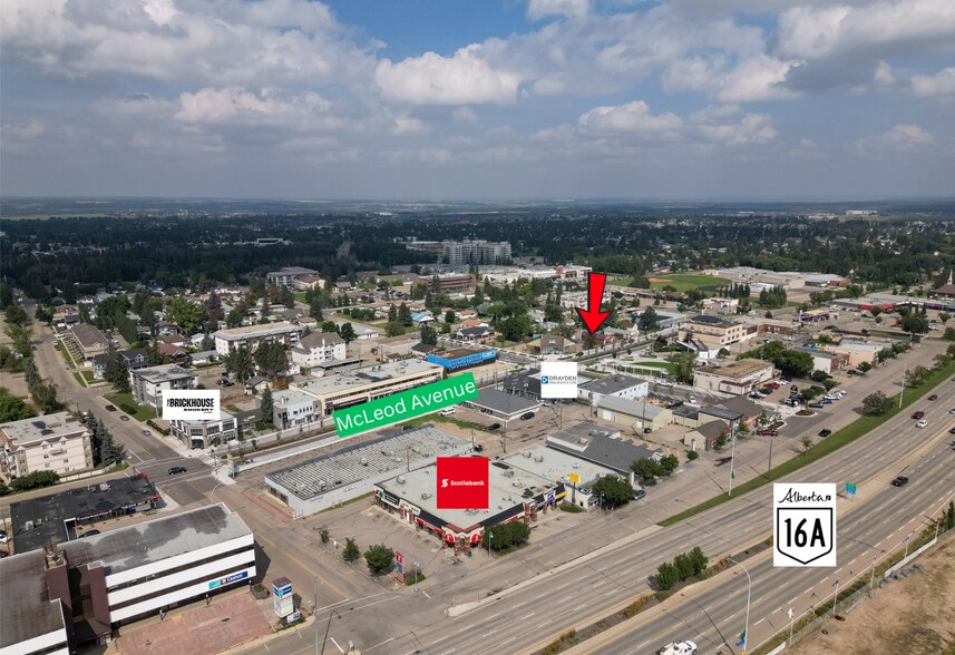 309 Mcleod Av, Spruce Grove, AB à vendre - Aérien - Image 3 de 11