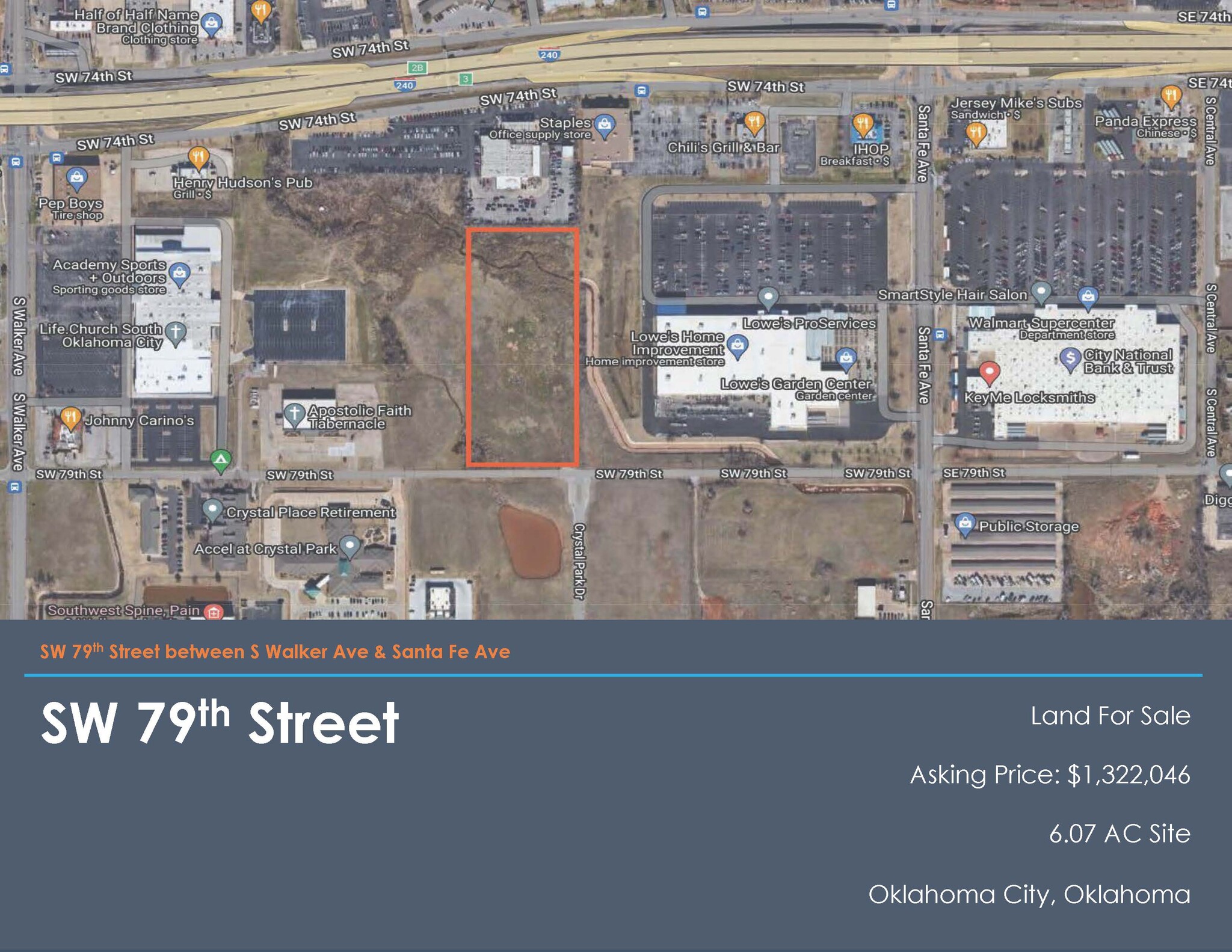 SW 79th Street, Oklahoma City, OK à vendre Photo principale- Image 1 de 3