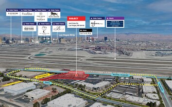 840 Grier Dr, Las Vegas, NV - AERIAL map view