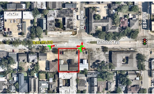 1925-A & 1927 Richmond Avenue portfolio of 2 properties for sale on LoopNet.ca - Aerial - Image 2 of 11