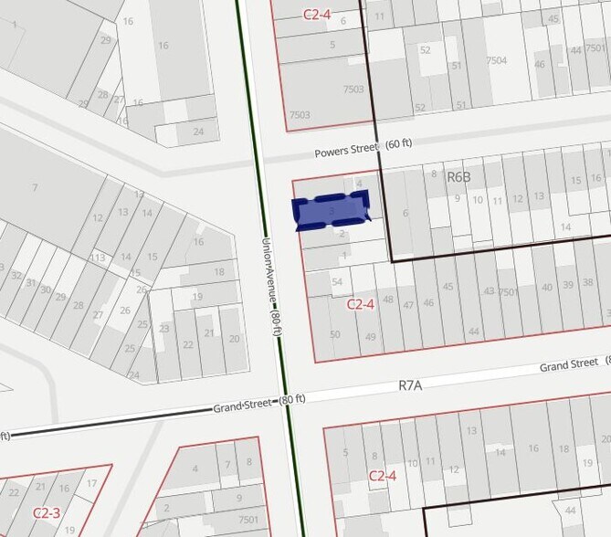 372 Union Ave, Brooklyn, NY à louer - Plan cadastral - Image 2 de 17