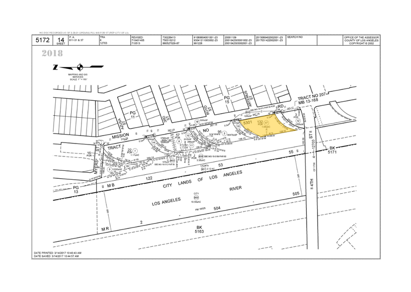 331-333 S Mission Rd, Los Angeles, CA à louer - Plan cadastral - Image 2 de 2