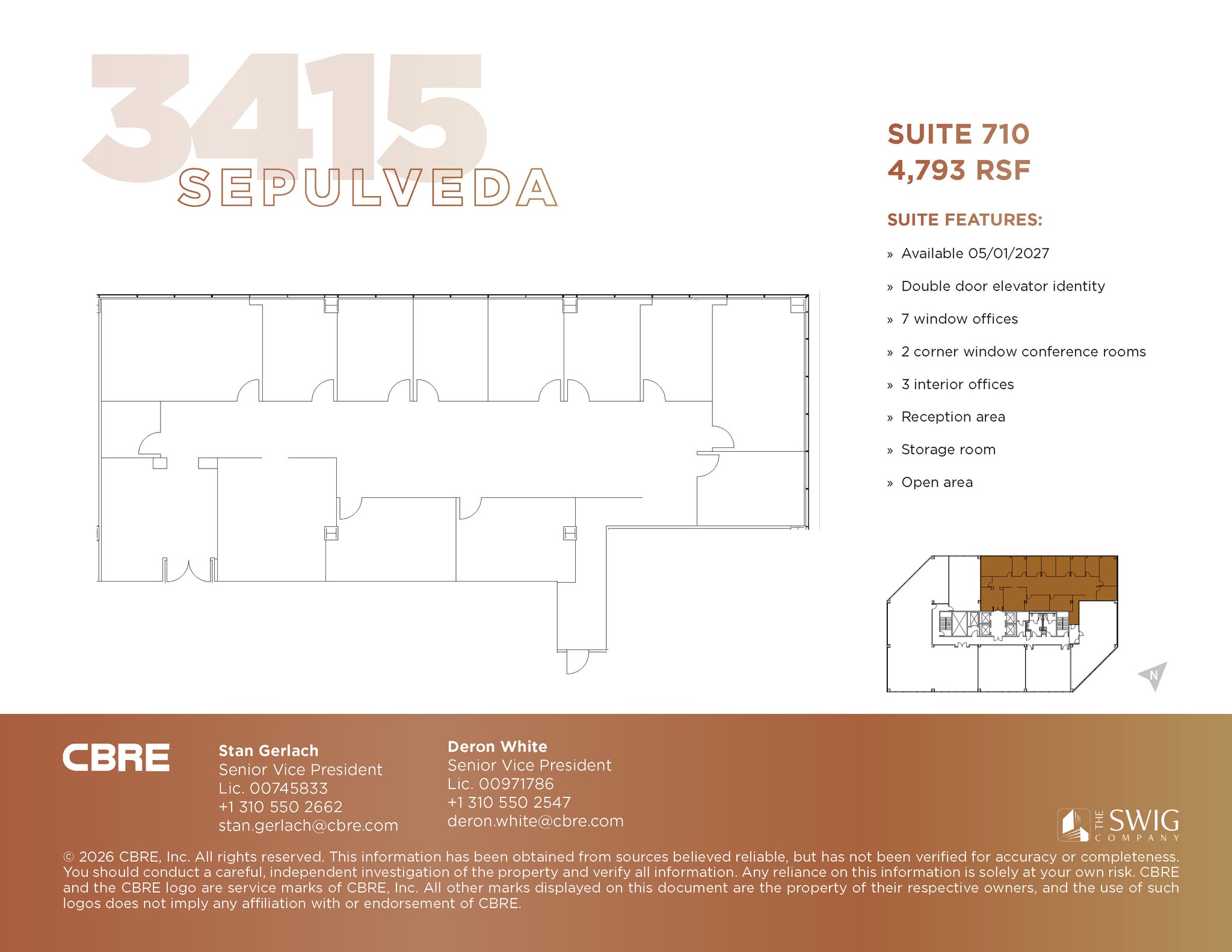 3415 S sepulveda Blvd, Los Angeles, CA à louer Plan d’étage- Image 1 de 1