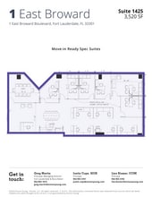 1 E Broward Blvd, Fort Lauderdale, FL for lease Floor Plan- Image 1 of 1
