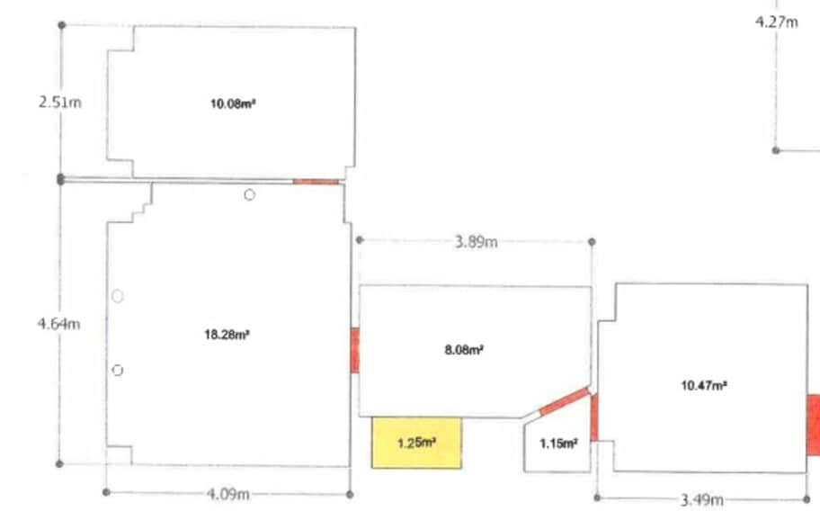 Retail in Paris for lease - Floor Plan - Image 1 of 2