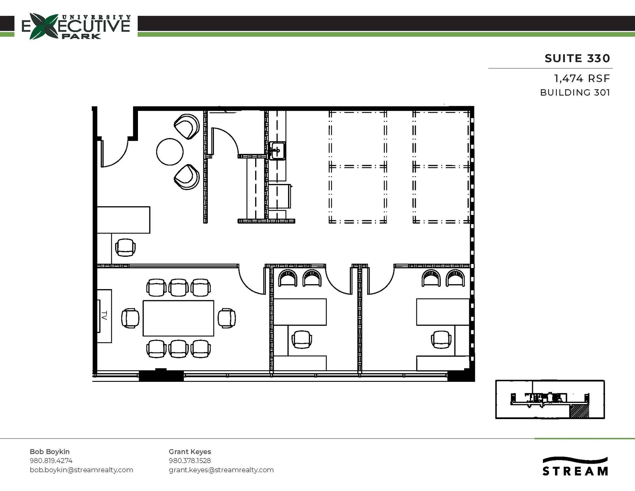 301 McCullough Dr, Charlotte, NC for lease Floor Plan- Image 1 of 1