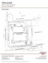 15498 Pine Dr, Romulus, MI à louer Plan de site- Image 1 de 1