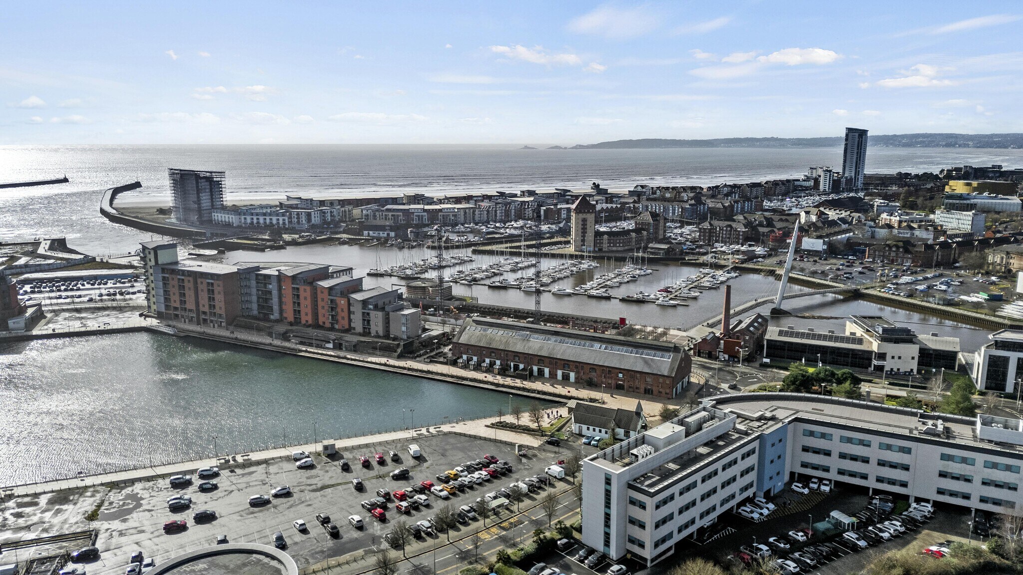 Kings Rd, Swansea à louer Aérien- Image 1 de 4