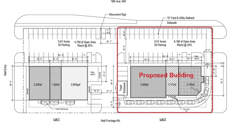 1001 18th Ave NW, Austin, MN à louer - Plan d’étage - Image 3 de 4