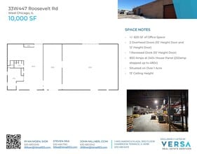 33W447 Roosevelt Rd, West Chicago, IL à louer Plan d’étage- Image 1 de 1