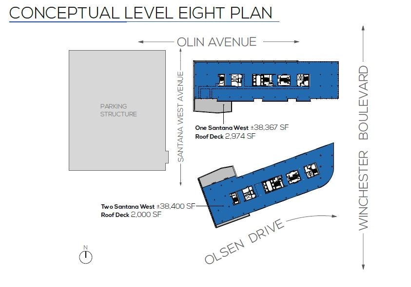 3161 Olsen Dr, San Jose, CA à louer Plan d’étage- Image 1 de 1