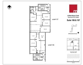 30 W Beaver Creek Rd, Richmond Hill, ON for lease Floor Plan- Image 1 of 1