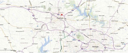 2206-2230 N Roxboro St, Durham, NC - AERIAL  map view - Image1