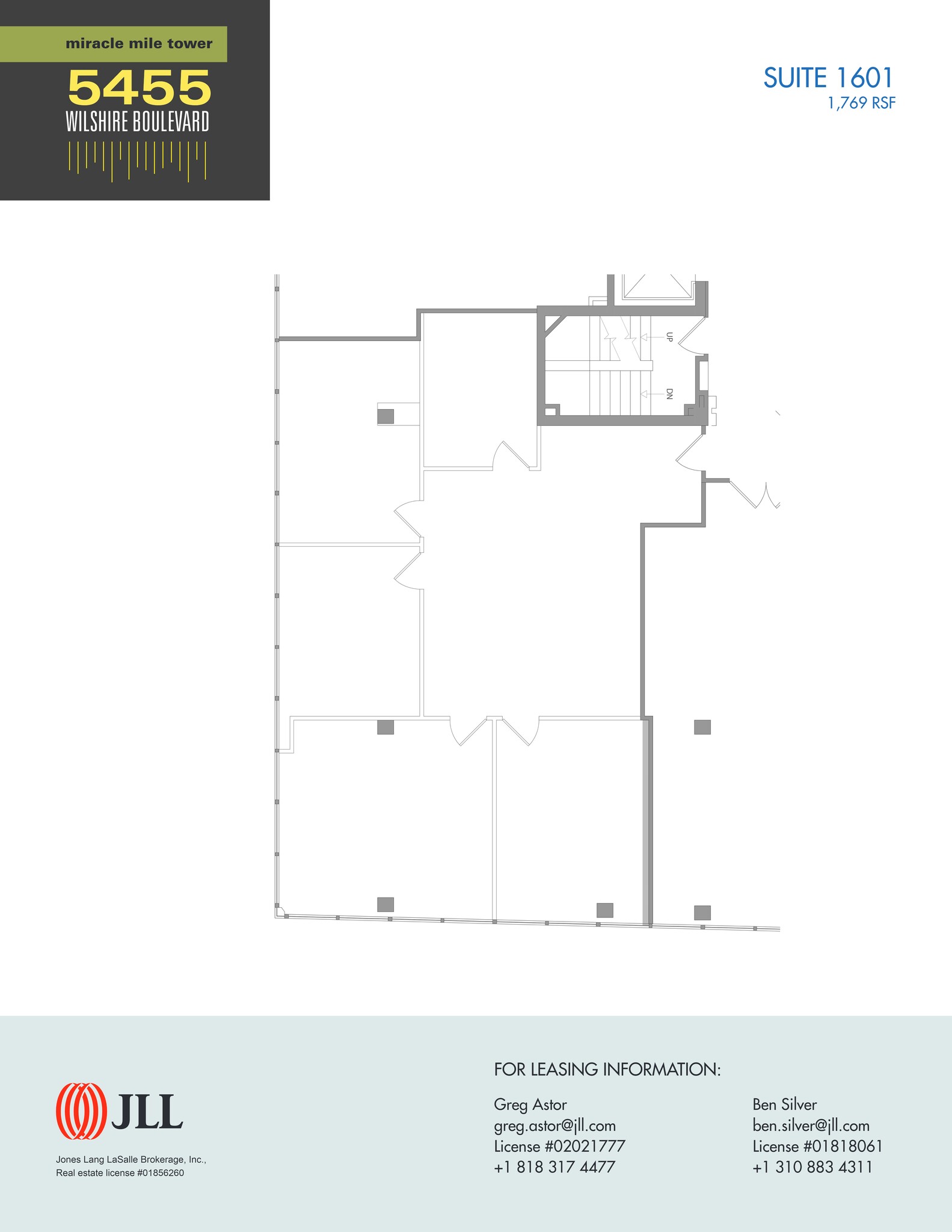 5455 Wilshire Blvd, Los Angeles, CA à louer Plan de site- Image 1 de 1