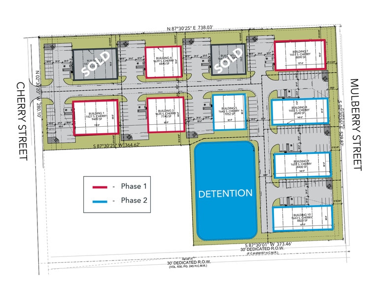 1623 S Cherry St, Tomball, TX for lease - Site Plan - Image 2 of 8