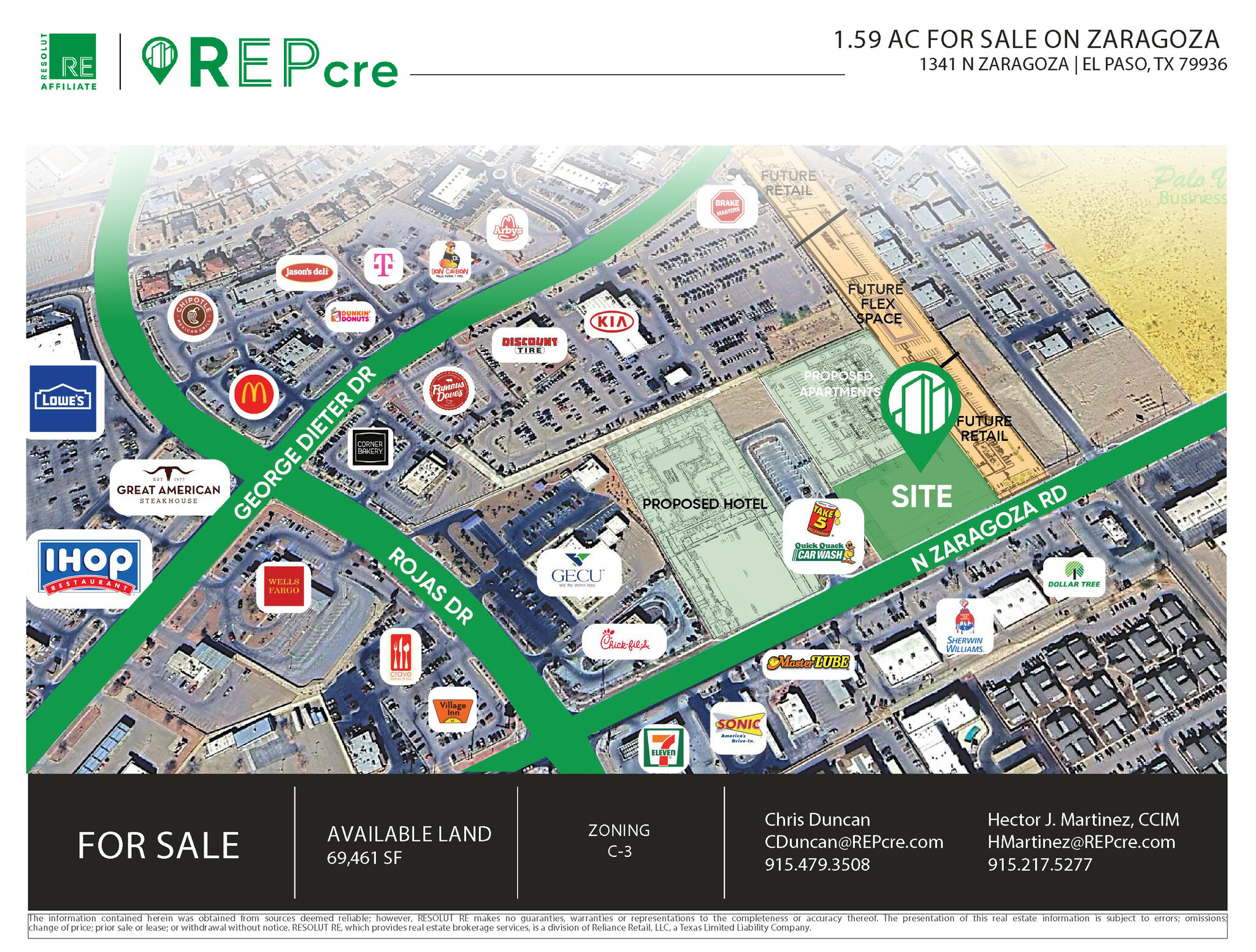 1341 N Zaragosa Rd, El Paso, TX à vendre Photo principale- Image 1 de 11