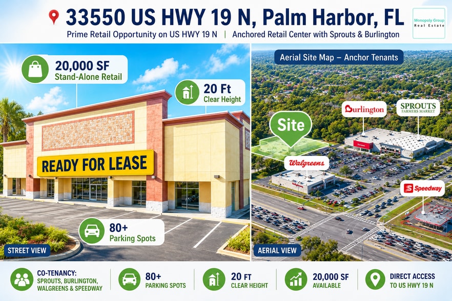 33550 US Highway 19 N, Palm Harbor, FL for lease - Building Photo - Image 1 of 33
