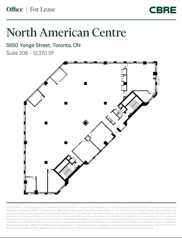 5650 Yonge St, Toronto, ON for lease Floor Plan- Image 1 of 1