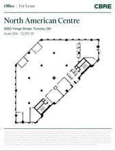 5650 Yonge St, Toronto, ON for lease Floor Plan- Image 1 of 1