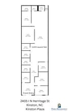 2400-2405 N Heritage St, Kinston, NC for lease Floor Plan- Image 2 of 2