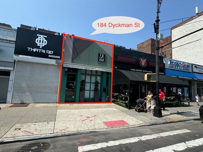 Plus de détails pour 184-186 Dyckman St, New York, NY - Commerce de détail à louer