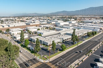555 N Benson Ave, Upland, CA - Aérien Vue de la carte