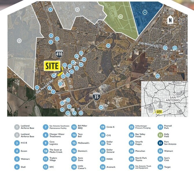 Old Pearsall Rd, San Antonio, TX for sale - Aerial - Image 2 of 4