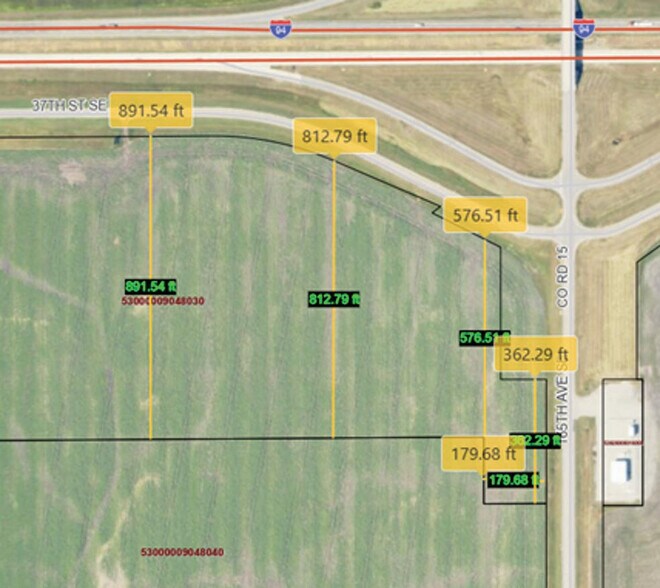 53-0000-09048-030, Mapleton, ND à vendre - Plan cadastral - Image 2 de 2
