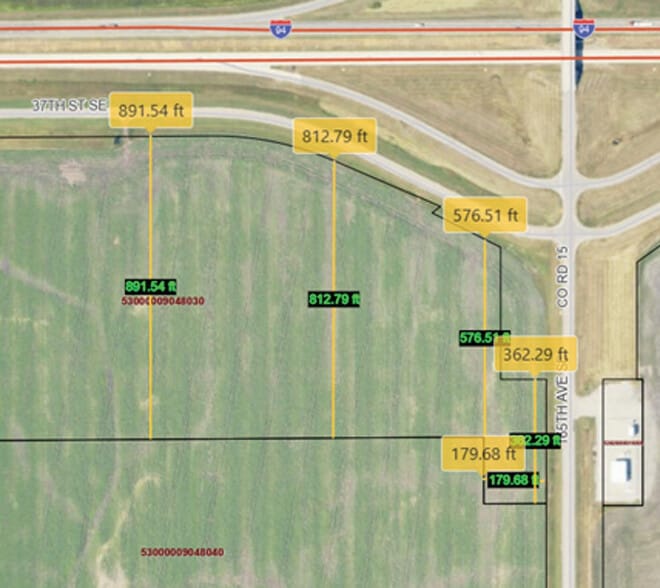 53-0000-09048-030, Mapleton, ND for sale - Plat Map - Image 2 of 2