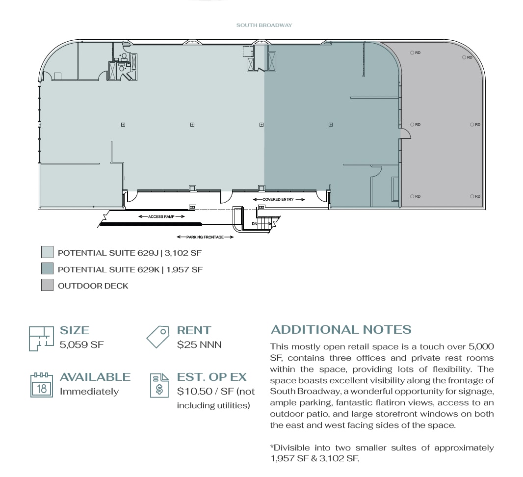 601-695 S Broadway St, Boulder, CO for lease Floor Plan- Image 1 of 1