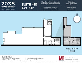 11 E Adams St, Chicago, IL for lease Floor Plan- Image 1 of 9