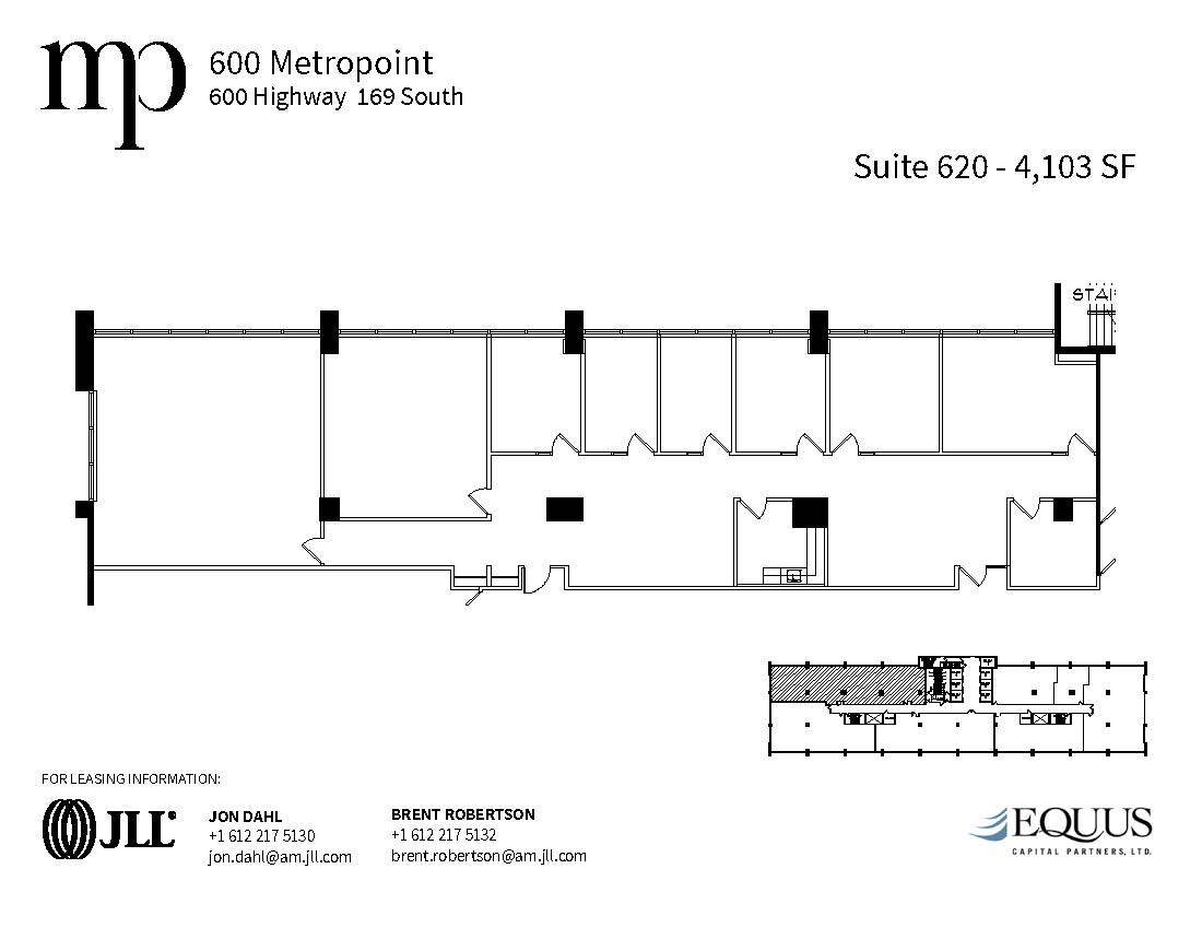 600 Highway 169 S, Saint Louis Park, MN for lease Floor Plan- Image 1 of 1