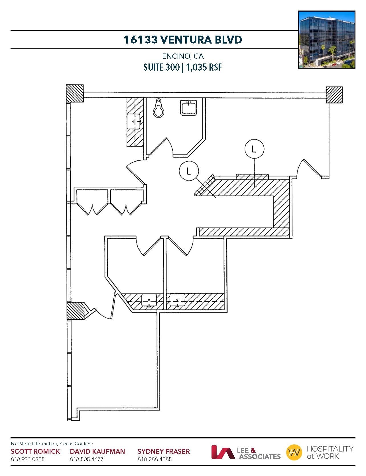 16133 Ventura Blvd, Encino, CA for lease Floor Plan- Image 1 of 1