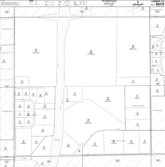 8760 6th St, Wellington, CO for sale - Plat Map - Image 1 of 2