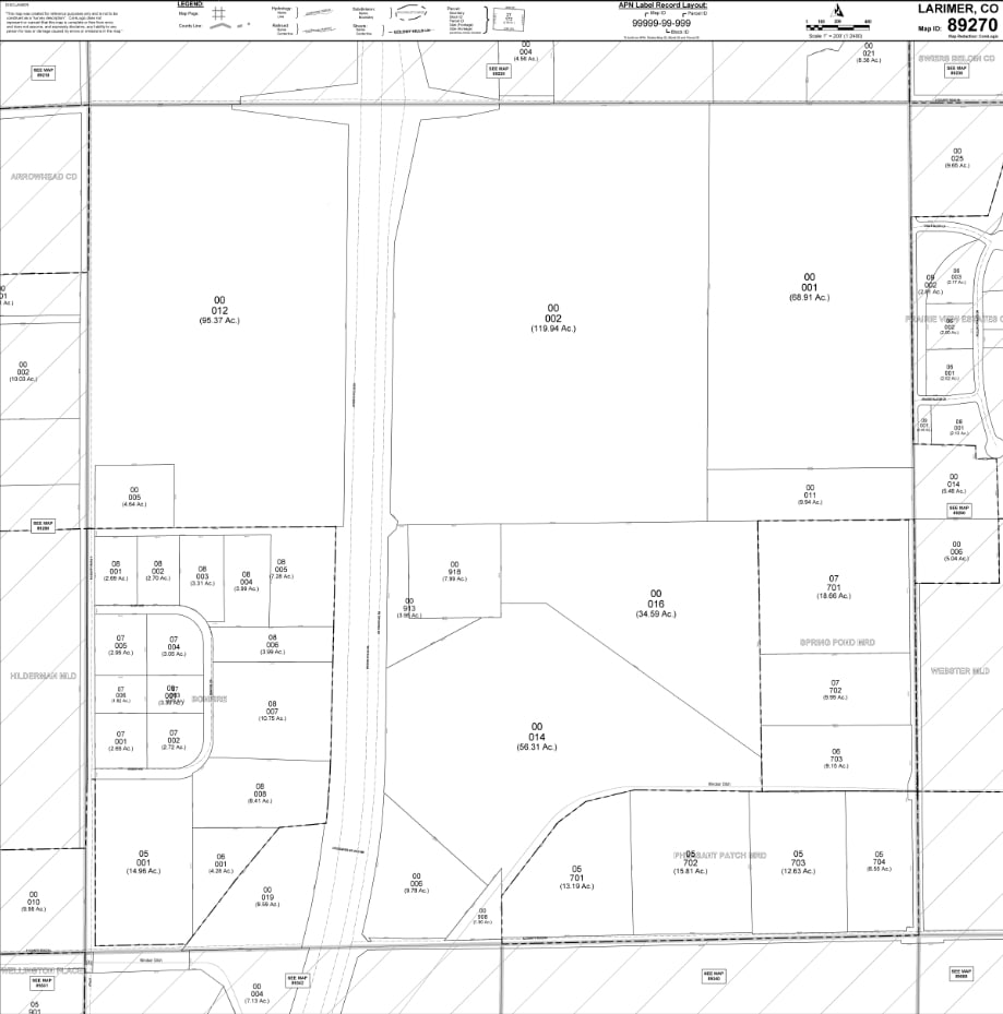 8760 6th St, Wellington, CO for sale Plat Map- Image 1 of 3