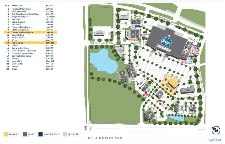 Cypresswood Rd, Cypress, TX à louer - Plan de site - Image 2 de 3