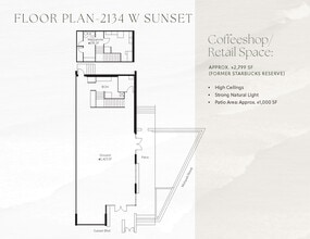 2110 W Sunset Blvd, Los Angeles, CA for lease Floor Plan- Image 1 of 5