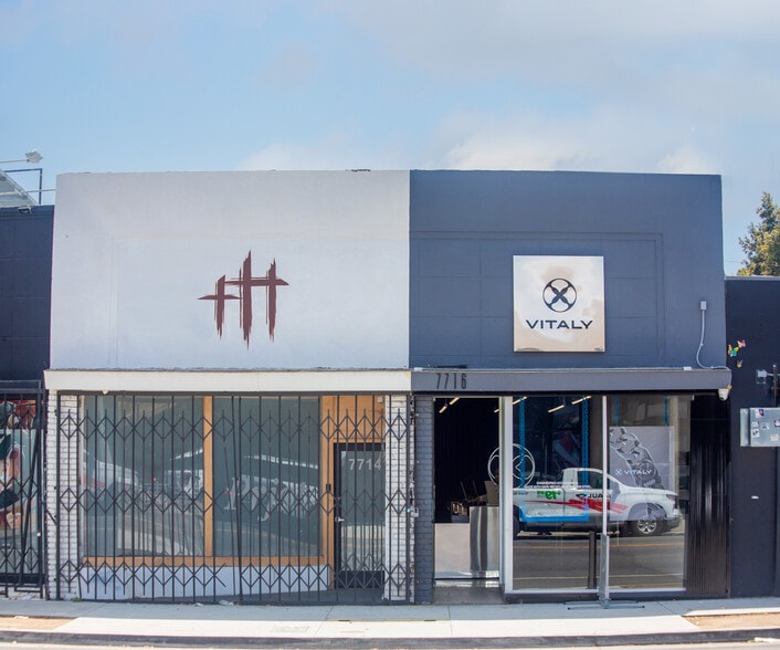 7714-7716 Melrose Ave, Los Angeles, CA for lease - Building Photo - Image 3 of 5