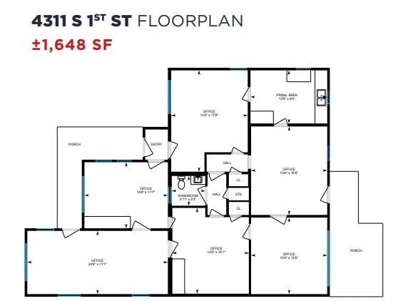 4311 S 1st St, Austin, TX à vendre Plan d’étage- Image 1 de 1