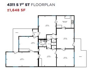 4311 S 1st St, Austin, TX à vendre Plan d’étage- Image 1 de 1