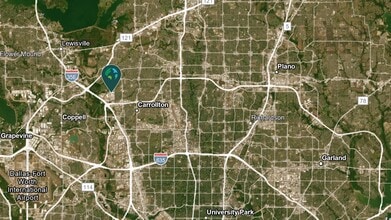 2940 Eisenhower St, Carrollton, TX - AERIAL  map view
