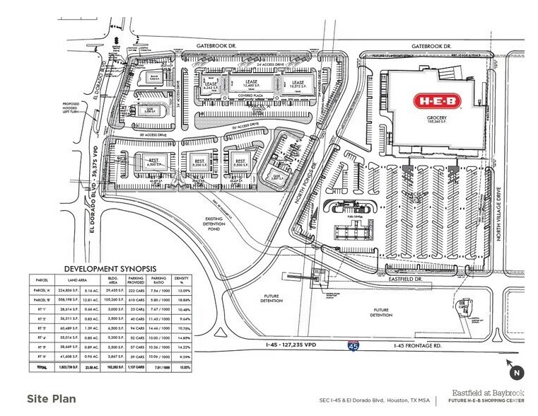 SEC I-45 & El Dorado Blvd, Webster, TX à vendre - Plan de site - Image 1 de 1